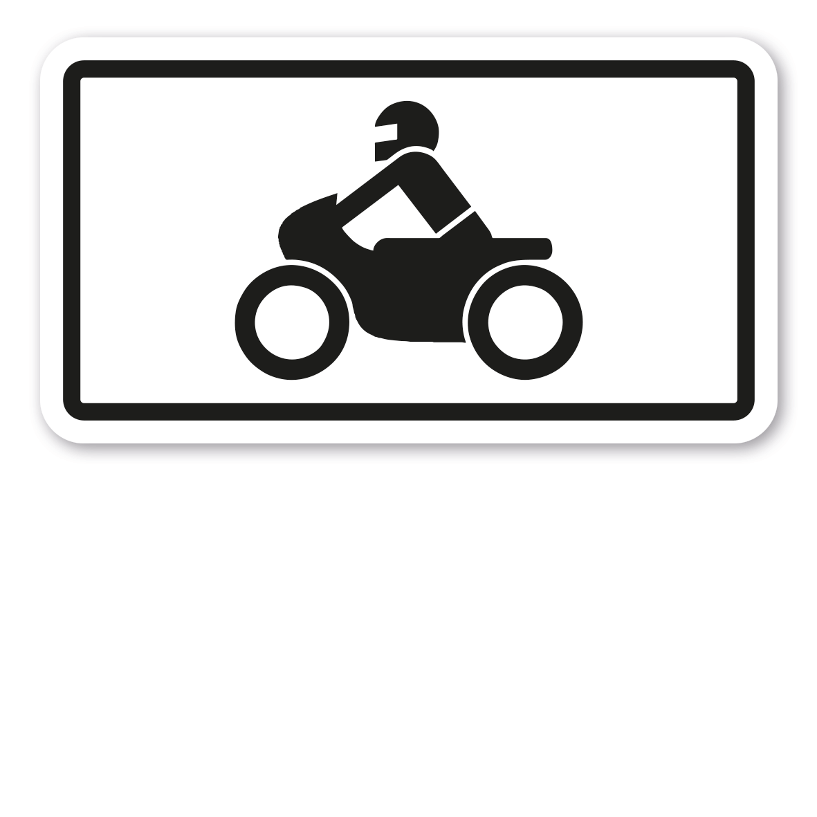 Vintage Verkehrszeichen Auto & Motorrad Verboten