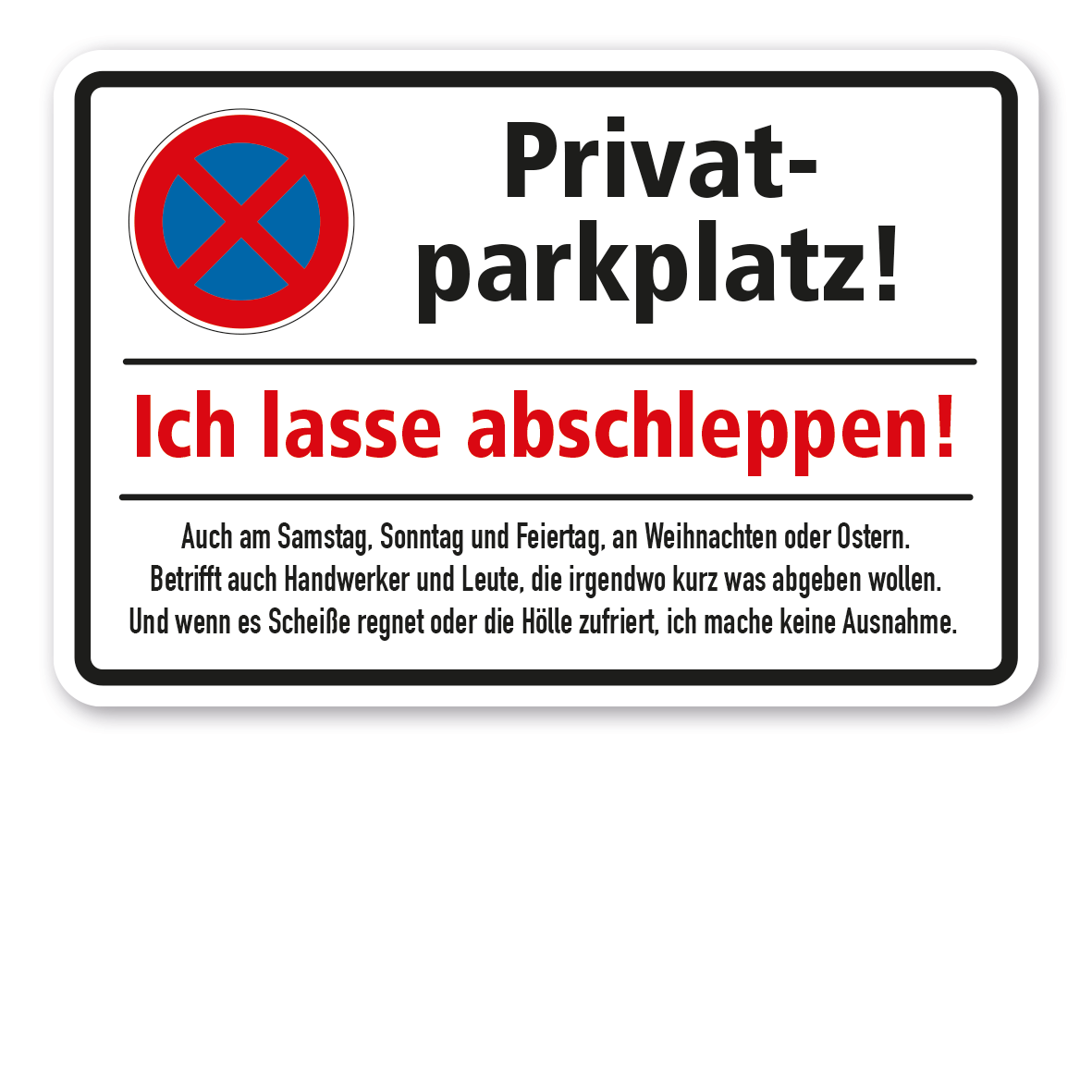 Aufkleber: Scheisse Geparkt (30 Stück)