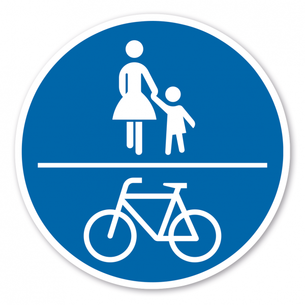 Verkehrsschild Gemeinsamer Fuß- und Radweg – VZ 240