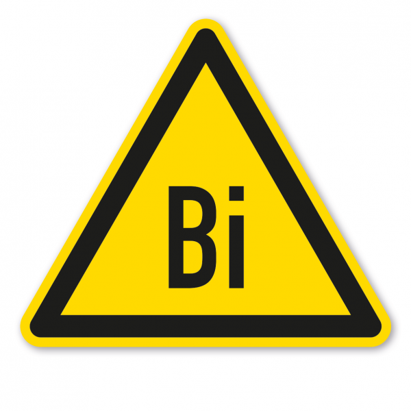 Warnzeichen Bismuth - Bi