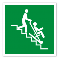 Rettungszeichen Evakuierungsstuhl - ISO 7010 - E060 Rettungszeichen Evakuierungsstuhl - ISO 7010 - E060