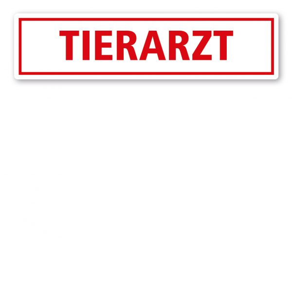 KFZ - Magnetschild Tierarzt