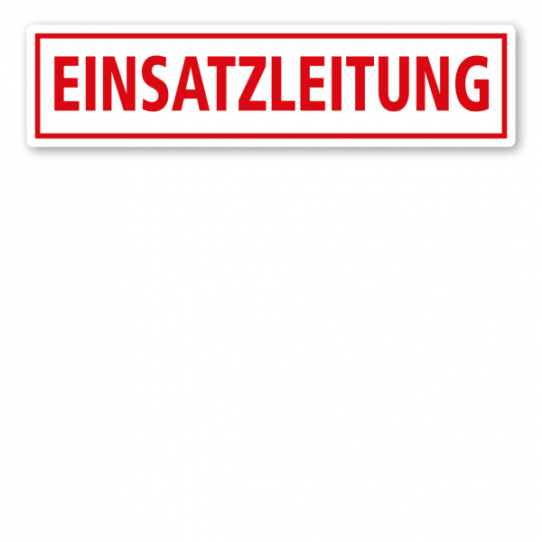 KFZ - Magnetschild Einsatzleitung