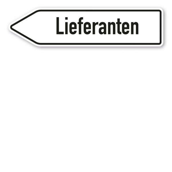 Pfeilschild / Pfeilwegweiser Lieferanten