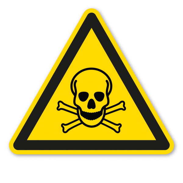 Warnzeichen Warnung vor giftigen Stoffen – ISO 7010 - W016