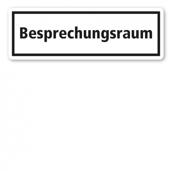 Textschild Besprechungsraum