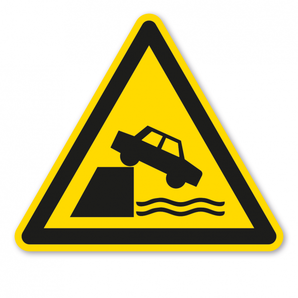 Warnzeichen Warnung vor ungeschützten Kanten – ISO 20712-1 - WSW009