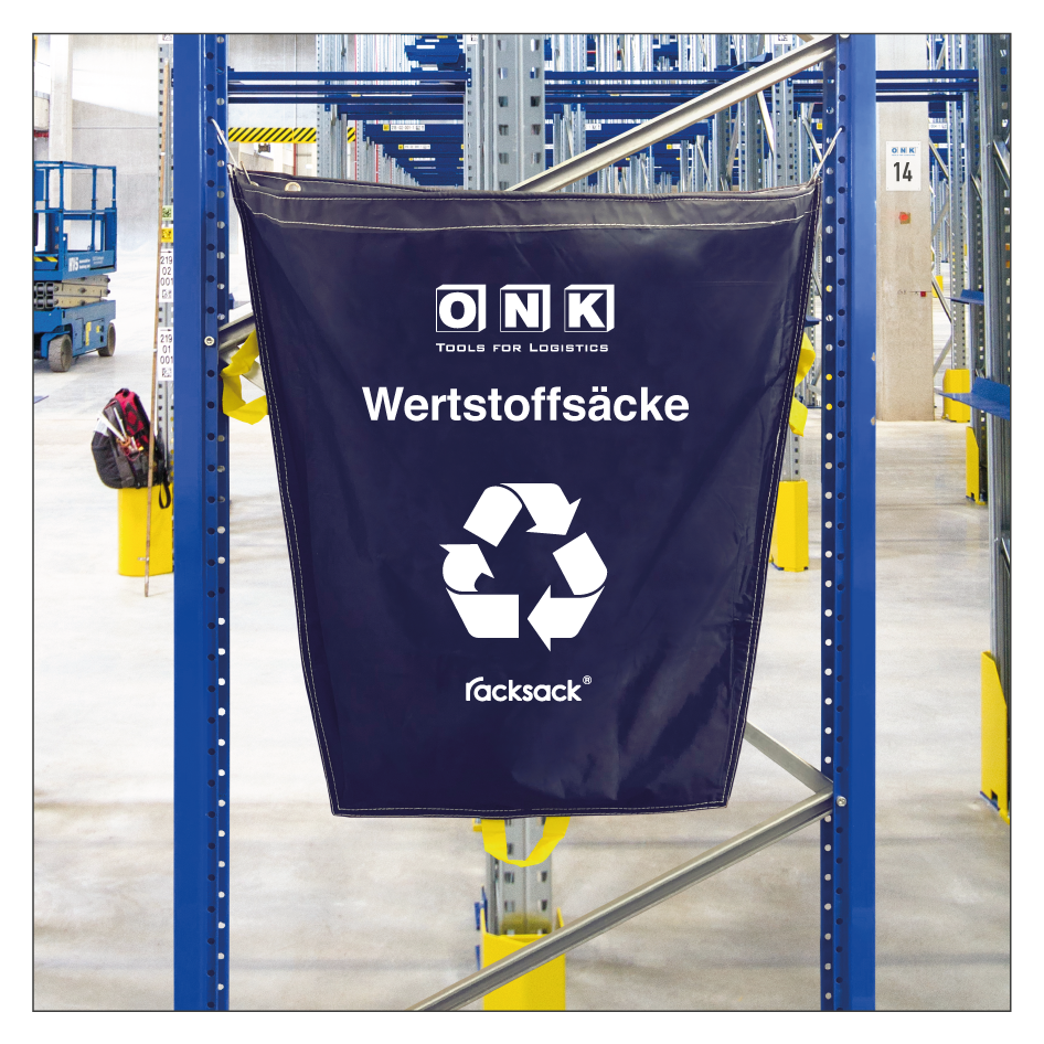 Wertstoffsack zum Aufhängen mit S-Haken | ONK Shop