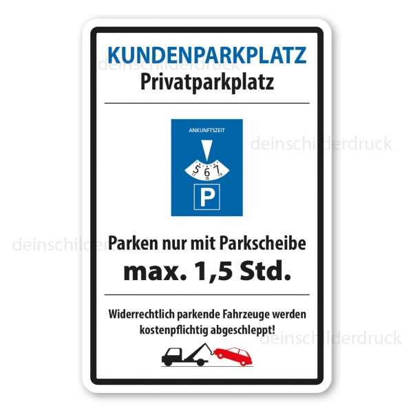 Schild,Parkplatzschild,Parkschild,Nur für Kunden,Privatparkpatz,Hinweis P215 