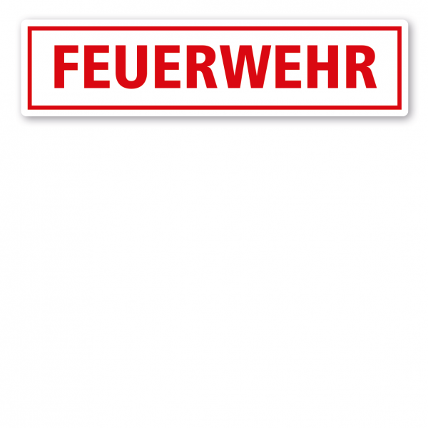 KFZ - Magnetschild Feuerwehr