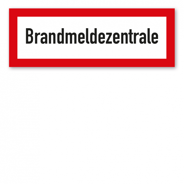 Brandschutzschild Brandmeldezentrale