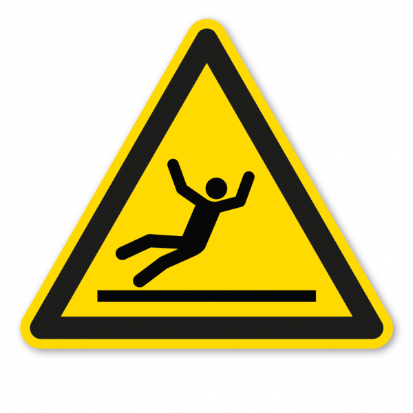 Warnzeichen Warnung vor Rutschgefahr – ISO 7010 - W011